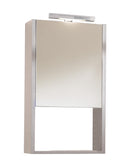 Specchiera 1 Anta in Melaminico 52x18x75cm TFT Giava Pino Bianco