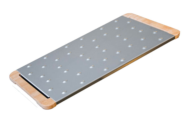 online Tagliere da Cucina 48X21,5 cm In Legno e Acciaio Giusto