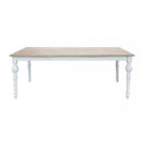 Tavolo Cross 200x100x76 cm  in Legno Bianco