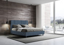 Letto Matrimoniale Francese Agueda Blu Varie Misure