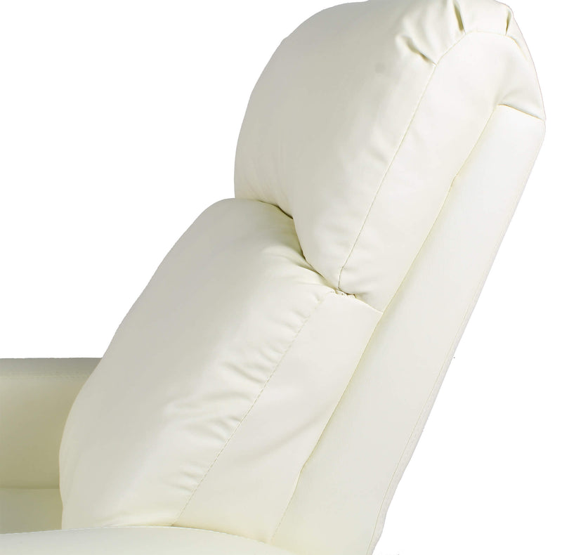 Poltrona Alzapersona Elettrica 1 Motore in Similpelle Vandi Panna