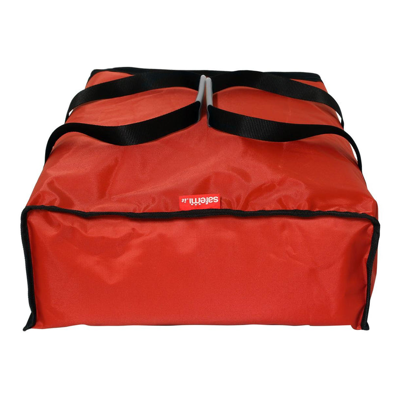 Borsa Termica Porta Pizze da Asporto 1/2 Mezzo Metro 3 o 4 Cartoni Safemi Express 4 Rossa