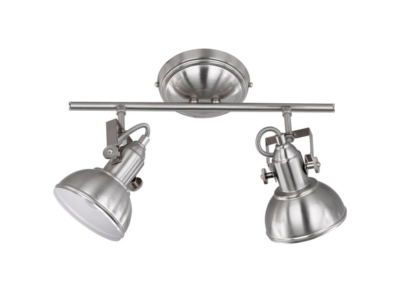 sconto E14 Innenstrahler aus matt vernickeltem Metall