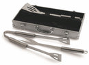 Set 3 Utensili Accessori in Acciaio per Barbecue Bbq Soriani