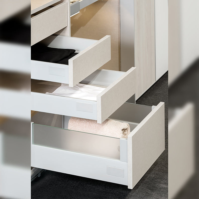 Kit Cassetto Esterno Vantage-Q Chiusura Soft P 450 Verniciato Alluminio Acciaio Emuca