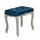 Marly Hocker 50x36x47 h cm in blauem Samt