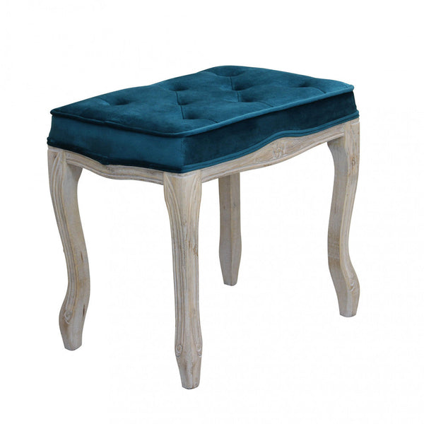 online Marly Hocker 50x36x47 h cm in blauem Samt