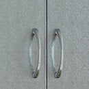 Porta Parete Doccia 2 Ante Scorrevoli In Cristallo Opaco 6 mm H200 Fosterberg Randers Varie Misure