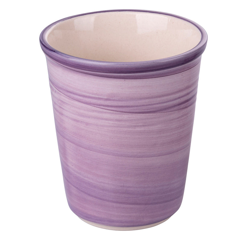 Set 6 Bicchieri Acqua Baita Provence in Ceramica VdE Tivoli 1996 Rosa