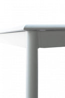Tavolo Allungabile Maracaibo 160/240x90x76 h cm in Alluminio Bianco