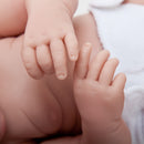 Bambola Bebè Neonato con Tutina Rosa 43cm JC Toys