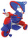 Kidfun Classic Push Dreirad in Rot und Blau mit umkehrbarem Kindersitz