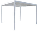 Pergola da Giardino 3x3m in Alluminio Bianco