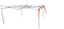 Gazebo Richiudibile Pieghevole 3x3m in Acciaio e PVC Impermeabile Bianco Seconda Scelta