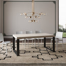Tavolo Allungabile 200-460x90x77 cm Tecno Cashmere Telaio Antracite 