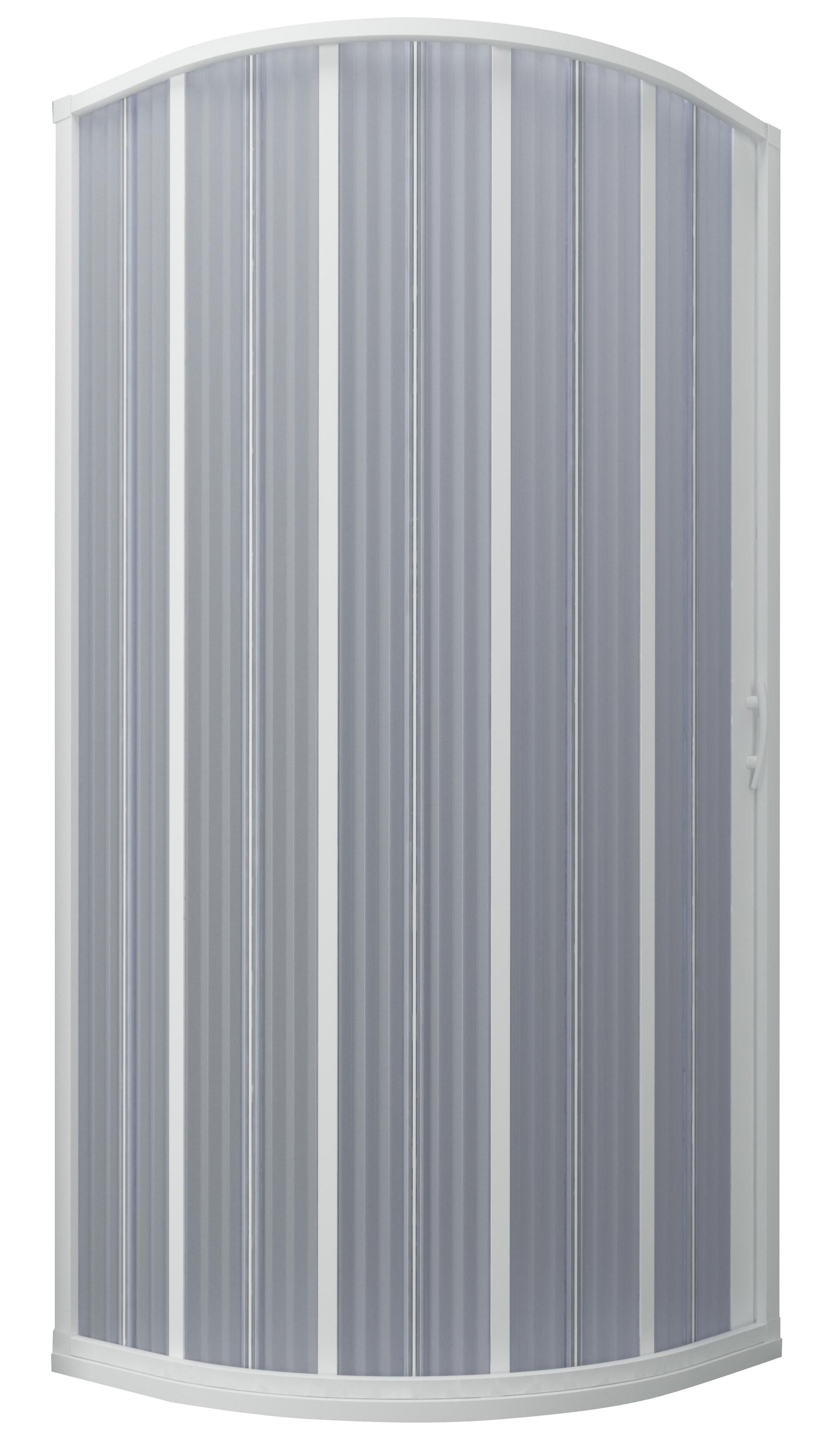 Halbrunde Duschabtrennung 1...