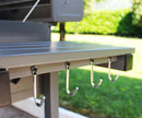 Barbecue a Carbonella 160x65x107,5 h cm in Metallo Nero