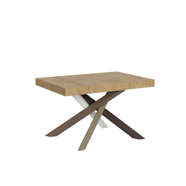 sconto Tavolo Allungabile 130-390x90x77 cm Volantis Quercia Naturale