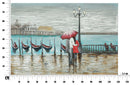 Dipinto su Tela Venice 120x3,7x80 cm in Alluminio Legno e Canvas