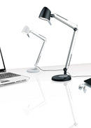 Lampada tavolo da Interno a LED in Metallo Nero Opaco