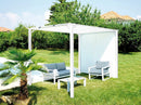 Pergola da Giardino in Ferro 3,5X2,5m Vorghini Chains Bianca