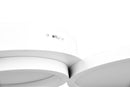 Plafoniera da Interno a LED in Metallo Bianco Opaco