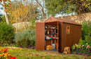Scaffalatura 3 Ripiani per Casetta da Giardino 97x30 cm Altezza Regolabile Struttura in Metallo Keter Shelving Kit 100
