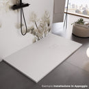 Piatto Doccia in Pietra Bonussi Manila Bianco Varie Misure