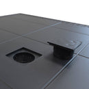 Tavolo Houston 150x90x74 h cm in Wicker Antracite