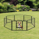 Recinto per Cani Gatti Cuccioli Roditori 8pz 80x60 cm 