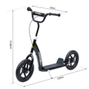 Monopattino per Bambini con Ruote 12" Nero 