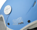 Casco Jet per Bambini Visiera Sagomata CGM Havana 205A Azzurro Opaco