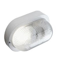 Plafoniera Ovale da Esterno 40W in Resina Sovil Bianca
