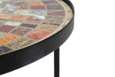 Tavolo da Caffé World Ø50x37 cm MDF e in Ferro Multicolor