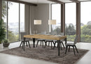 Tavolo Allungabile 120/380x90 cm Paxon Premium Quercia Natura Gambe Antracite      