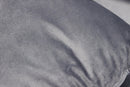 Divano 3 Posti Chandler 196x81x89 h cm in Velluto Grigio chiaro