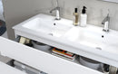 Mobile Bagno Sospeso 121cm TFT Swing Grigio Bianco