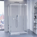 Box Doccia 3 Lati 1 Anta Scorrevole in Cristallo Trasparente 8mm H195 Bonussi Alina Varie Misure