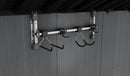 Appendi Attrezzi 74x15x30 cm Keter con 4 Ganci Capacità Totale 36 kg in Acciaio Grigio e Nero