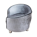 Divano di Lusso per Animali Domestici grigio 69x49x38 cm 