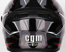 Casco Integrale per Scooter Visiera Lunga CGM Tampere Mach 2 316G Nero Varie Misure