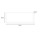 Bruciatore a Bioetanolo per Camini 91,5x18,7xH9,5 cm 7L in Acciaio Inox