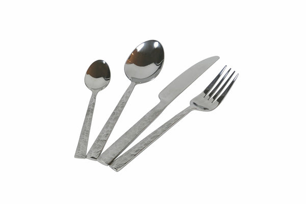 sconto Service Besteckset 24-teilig aus satiniertem Stahl Villa d'Este Home Tivoli Munique