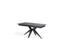 Tavolo Allungabile 160/240x90x76 cm in Ceramica Match 2 Grigio Opaco