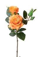 Set 8 Rose Artificiali Real Touch per 4 38 cm 