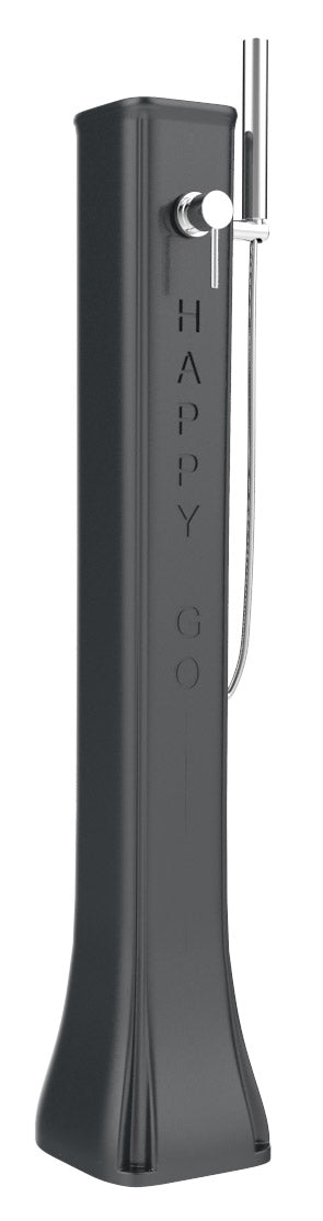 sconto Doccia Solare da Giardino 23L Miscelatore e Doccetta Mobile Arkema Happy Go Grigio Antracite