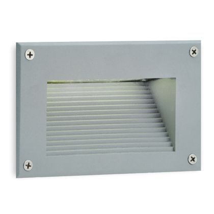 LED-Einbaulampe Reflektierte Aluminiumfarbe für Outdoor Line Route Livos sconto