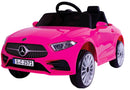 Macchina Elettrica per Bambini 12V con Licenza Mercedes CLS 350 AMG Rosa