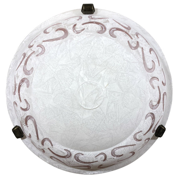 Deckenleuchte 1xE27 Haken Bronze Cracked Glass Shaded Amber E-Energy Asia prezzo