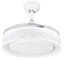 Ventilatore da Soffitto con 3 Pale a Scomparsa Ø107 cm 3 Velocità Ghost